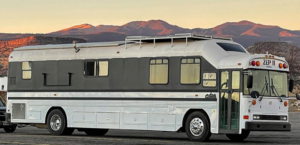 The Off Grid Skoolie, Zep II by Chris.